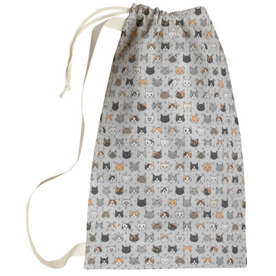 Leffel Fabric Laundry Bag with Handles