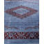 Tapis bleu nouvel âge 6 pi 2 po x 9 pi 4 po Daddow