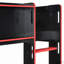 Lit mezzanine Gaming avec bureau, panneau perforé, DEL et rangement-449826165-449826164