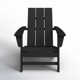 Modern Adirondack High-Density Polyethylene (HDPE) Outdoor Adirondack Chair