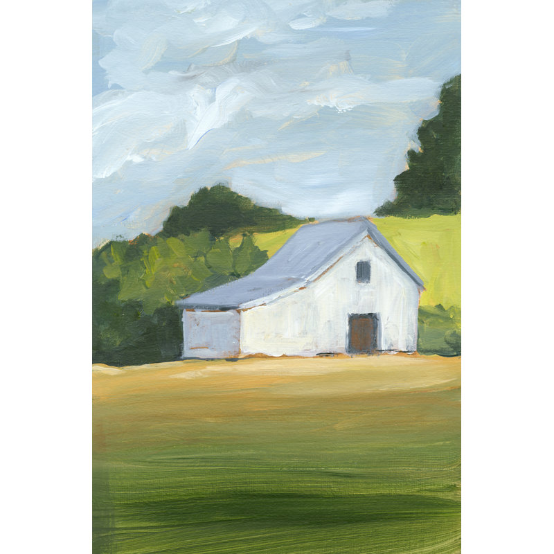 Paysage champêtre I, H 48 po x l 32 po x P 1 po