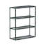 Support pour plante à 4 niveaux avec cadre en métal vert foncé à 4 niveaux, 32 po x 40 po x 12 po pour l'intérieur et l'extérieur