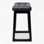 Tabouret de bar 24 po à hauteur de comptoir avec structure en bois massif-894598046