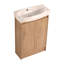 Meuble-lavabo autoportant de 23 po avec lavabo et portes-111123615