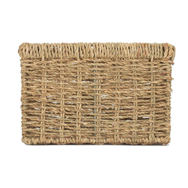 Bay Isle Home Seagrass Box, Small (45 cm x 45 cm x 30 cm)