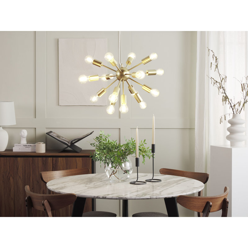 Tayla 15 - Light Gold Unique/Statement Pendant
