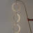 Nova 74 in. Industrial Arched Standing Modern Floor Lamp with Novelty Hanging LED Halos and Built-In 3-Way Dimmer - Integrated Energy-Saving LED Light-105643822