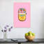 Sardine Love Can Colorful Playful Romantic Fish Wall Art Print by Dominique Vari - Wrapped Canvas Print-367938858