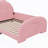 Twin size Upholstered Rabbit-Shape Princess Bed-1840370249-1826874880