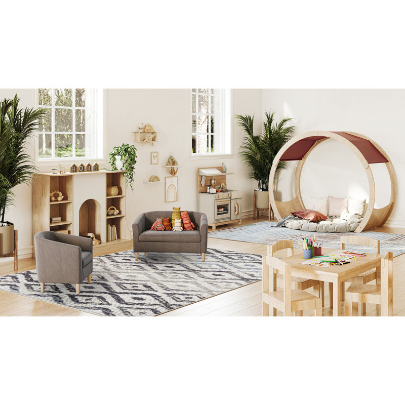 Tapis Diamond Oasis Twilight, Rectangle 5 pi 4 po x 7 pi 8 po