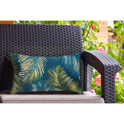 Floral Outdoor Throw Pillow