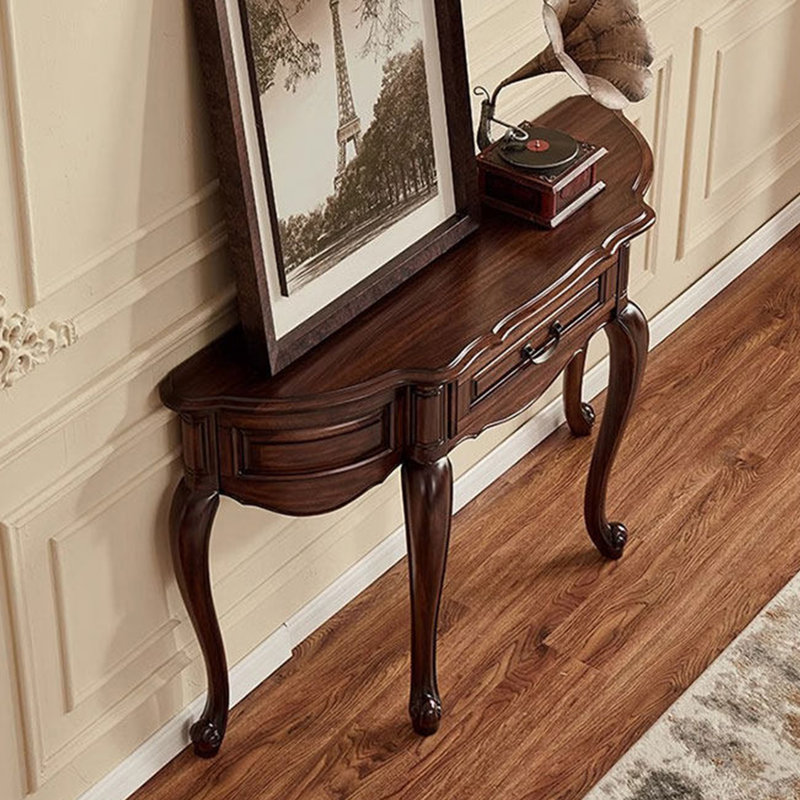 Console rétro de style champêtre français, H 33,9 po x l 55,1 po x P 16,5 po