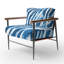 Chaise à accoudoirs rembourrée Zebra-108432861-112840424