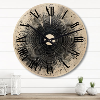 Horloge murale en vinyle