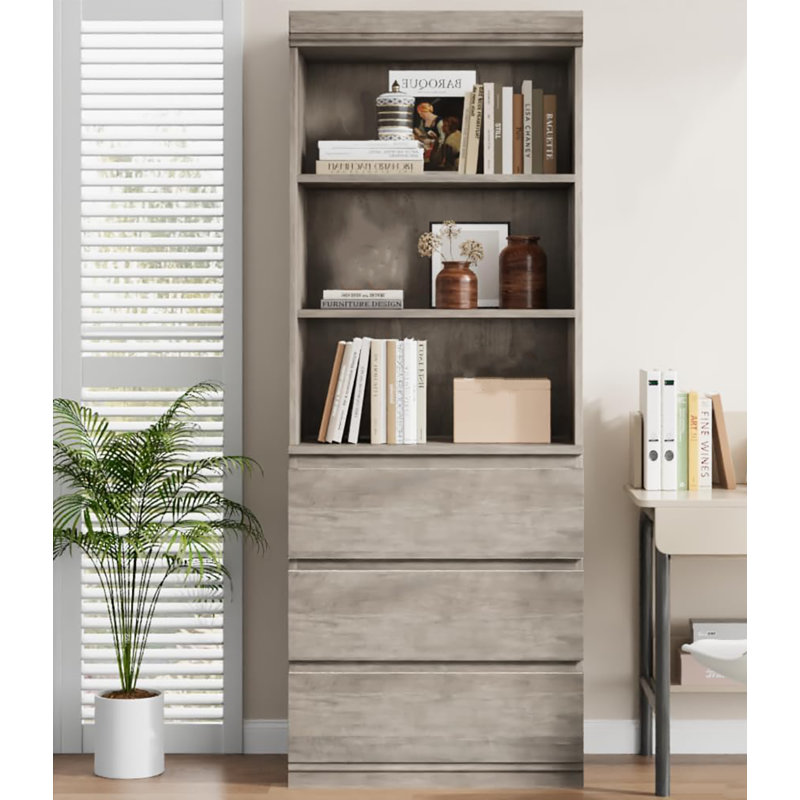 177cm H x 59.9cm W Bookcase, Grey