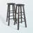Darian Four Leg Oyster Gray 2-Piece Bar Stool Set, 28.73'' H X 13.38'' W X 13.38'' D-626991036