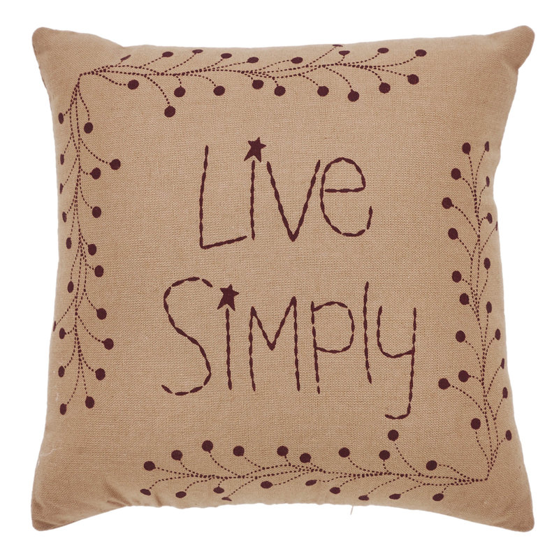 Pip Vinestar Cotton Reversible Throw Pillow