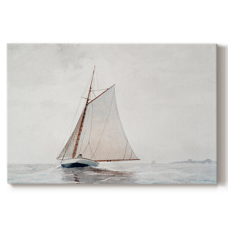 Impression nautique rétro-Cxx - toile tendue, Toile tendue, H 41 po x l 61 po