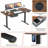 Mailany Adjustable Metal Base Standing Desk