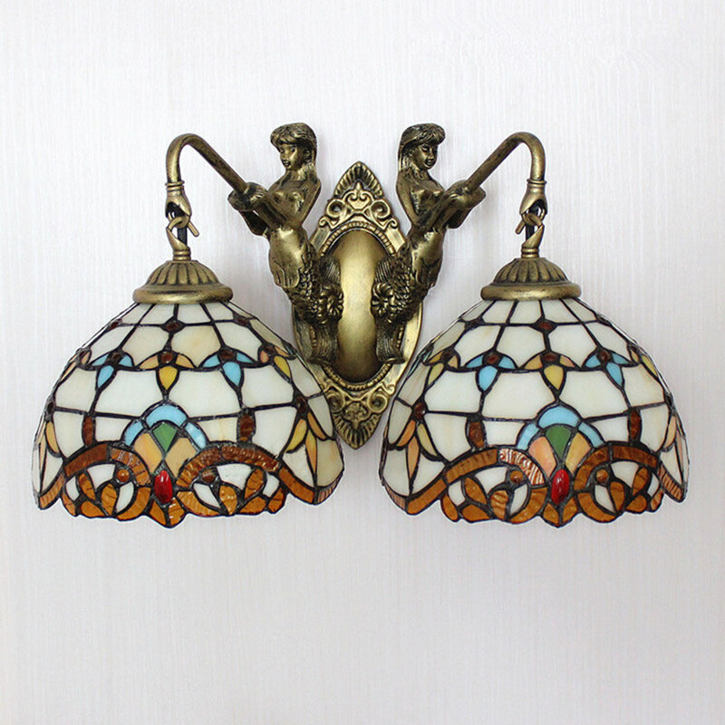 Éclairage pour meuble-lavabo 2 lumières Toka, Beige