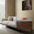 Nyair 111.8'' Square Arms  Compliant Sofa，Solid Wood Frame Couch