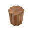 Table d'appoint Copper Drum - table d'appoint moderne et table de bout contemporaine pour le salon, table de chevet de chambre à coucher avec texture en métal martelé-594313569