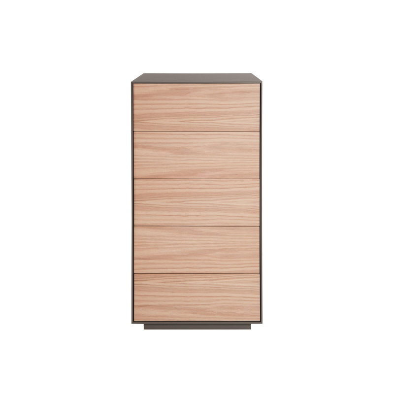 Vintme 5 - Drawer Solid Wood Dresser