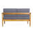 Wood With A Water- Pad Finish And Seat