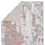 Tapis abstrait gris / rouge-1996534522