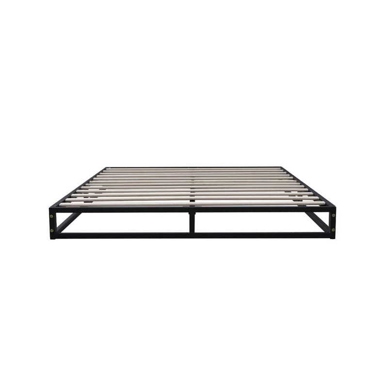 BASICS Metal Platform Bed Frame With Slatted Frame, Kingsize (5')