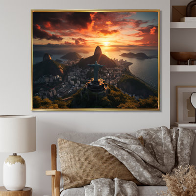 South America Rio City Of Gods sur impression sur toile