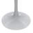 Heatherton 36" Round Dining Table with Sintered Stone Top and White Steel Pedestal Base Kitchen Table Seats 2-4 Person-1728453404