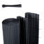 Annamary Black Polyethylene Plastic Yard/Privacy Fence-1083133730