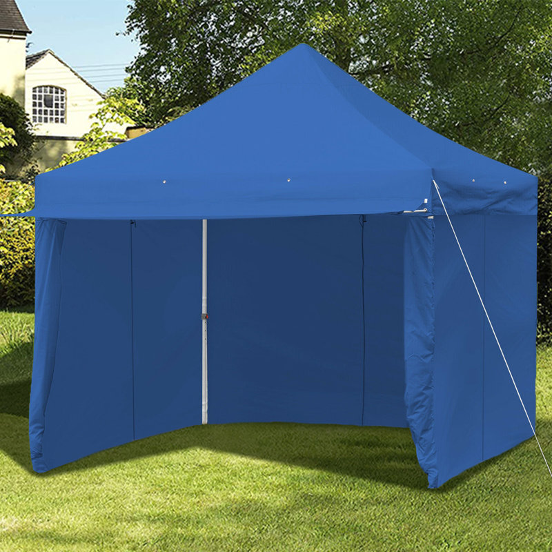 120'' W x 120'' D Metal Gazebo Canopy, Blue
