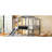 Twin Size Loft Bed With And Slide - Gray, House-Shaped Blackboard Bewitching Strip On Roof, Ages   6 Years Of Age Gray Enjoyable Slide, House Roof For Above-80047786