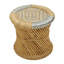 Naim Wicker Outdoor Armless Lounge Chair