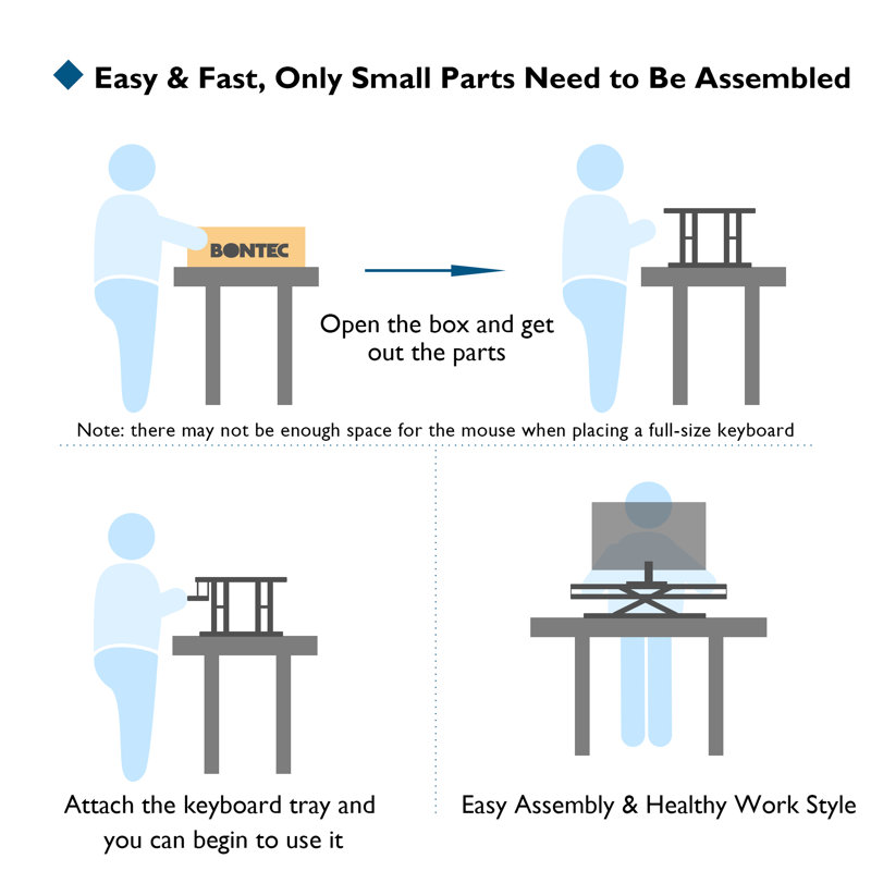 Adjustable Standing Desk Converter