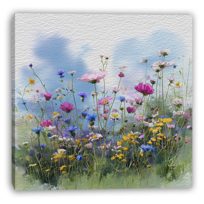 Art sauvage sur toile tendue Wildflower