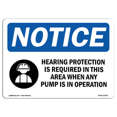 Hearing Protection Is Required Sign