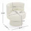 Fauteuil d'appoint pivotant rembourré Boucle