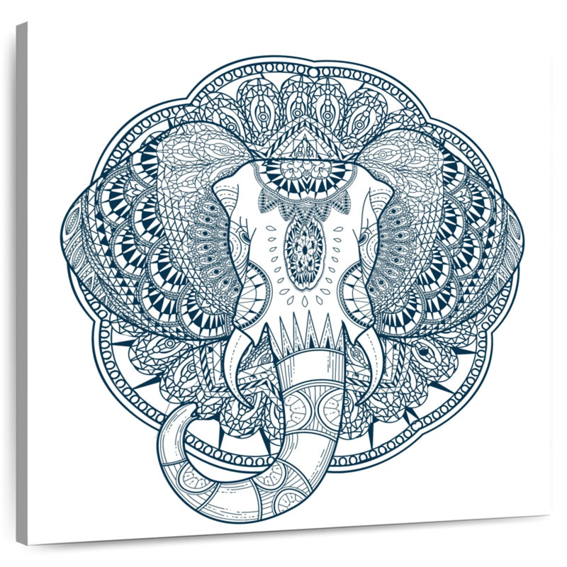 Brampt Graceful Elephant, 24" H x 24" W