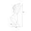 Sculpture abstraite Angell en plastique renforcé de fibres de verre sur le sol-129390817
