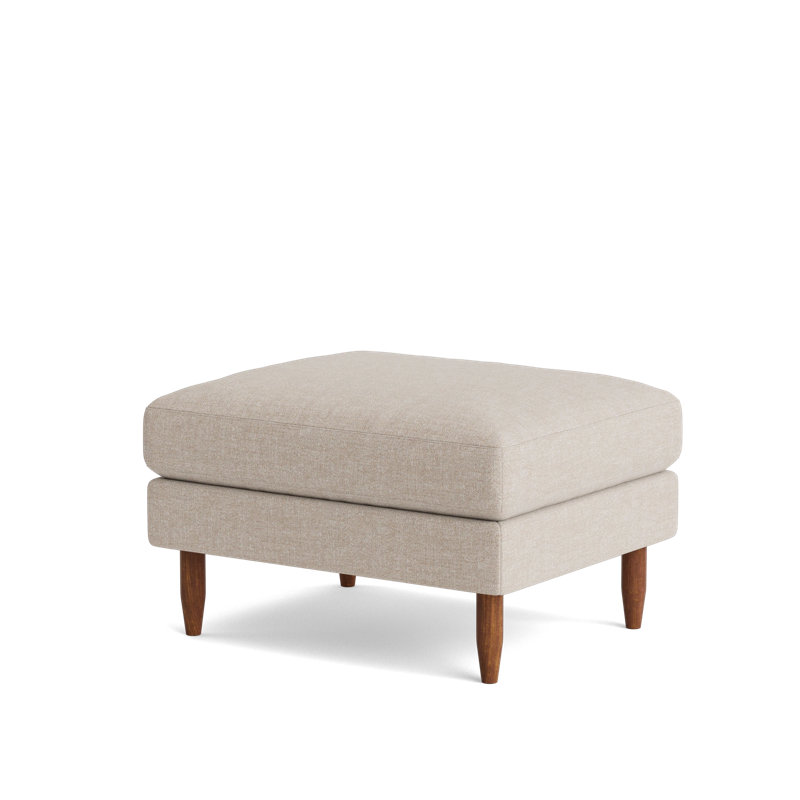 Skinny Fat Ottoman, Performance Weave - Natural