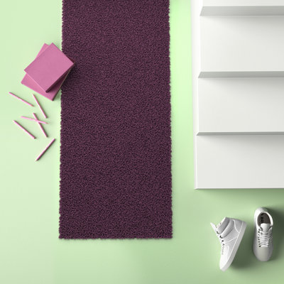 Esterly Solid Colour Shag Area Rug