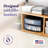  Plastic 2 Drawer Medium Storage Cart, Black Frame with Clear Drawer, 2 Pack-1925515485
