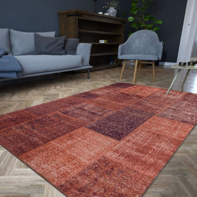 Elegant Hall Carpet (2.5 x 7.5 ft), 100% Polyester, 1.1 lbs/sq ft | 4 mm Pile Height, Recycled Poly Cotton Underside | Machine Washable, Eco-Friendly | Perfect for Entryways, Living Rooms & Hallways