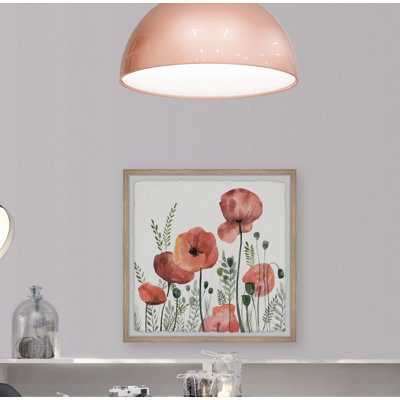 Common Poppies - Single Picture Frame Painting