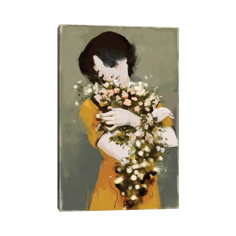 Hug The Beauty by Anikó Salamon - Wrapped Canvas Print, 30.48cm H x 20.32cm W