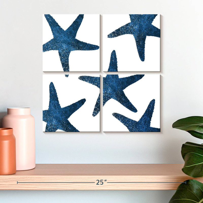 Aletra Navy Starfish Collage