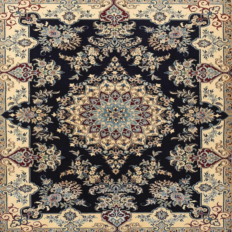 Brittaney Oriental Indoor Rug, Round 6'